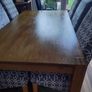 Solid Oak Dining Table Image 5