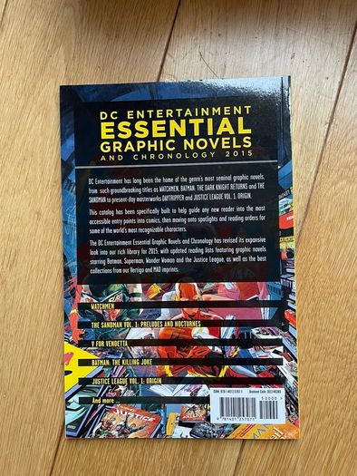DC Entertainment Essential Graphic Novels and Chronology 2013 & 2015