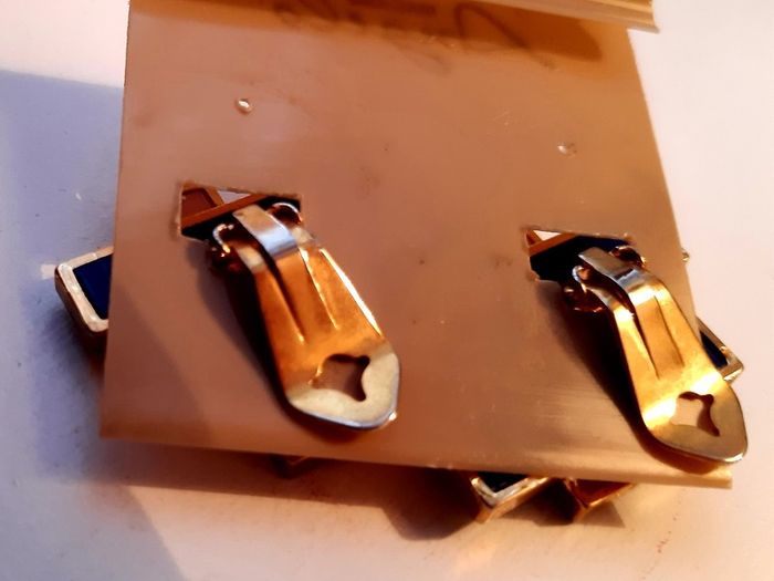 Vintage New Madame Angelo Clip on earrings