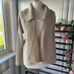 cardigan asymmetrical 30% wool cardigan Dunnes stores drape effect medium