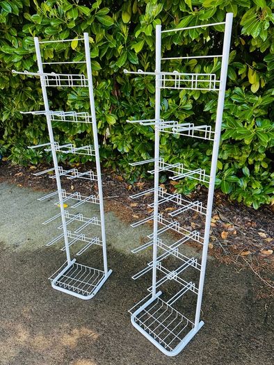 Heavy Duty White Display Stands 2 Available