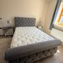 Ottoman King Size Quilted Bed with Cashmere Mattress Image 4