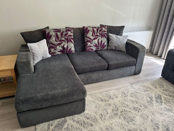 FREE TO TAKE DFS 3 Seater Chaise and 2 Seater Sofa Set Solid Condition