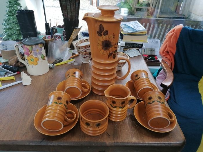 Vintage Carlton ware coffee set