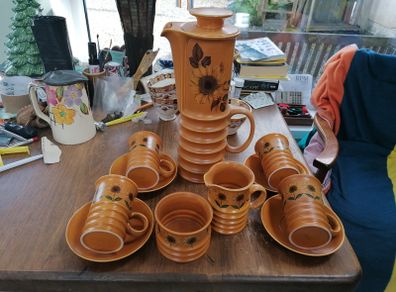 Vintage Carlton ware coffee set