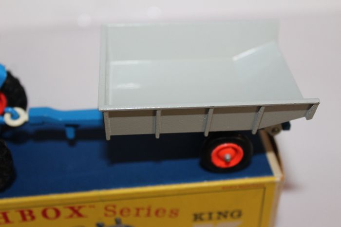 Rare Matchbox Lesney Fordson Tractor & Tipping Trailer Vintage Boxed