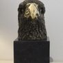 Archibald Thorburn (1860-1935) Eagle Head Sculpture (20cm, 4kg) - Bronze, Marble, Signed Image 2