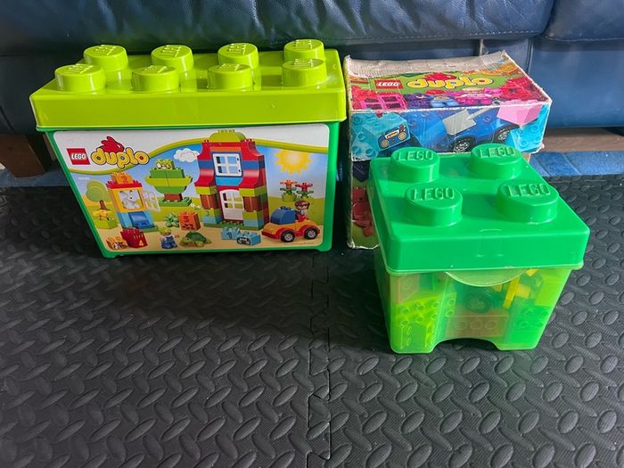 Duplo mix set( train, airplane, Spider-Man, boat, animals and more)