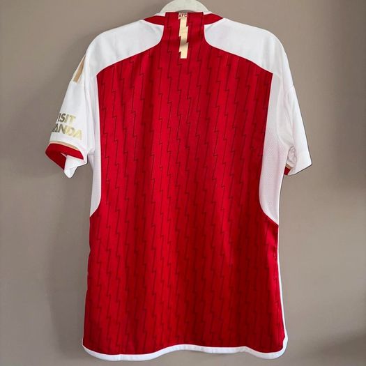 Adidas Arsenal Home Jersey Red White Gold BNWT Size L
