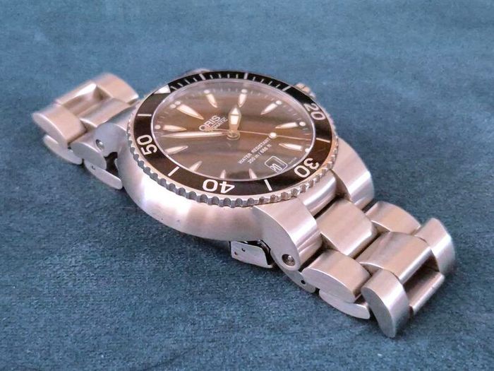 Oris TT1 diver date ref 7533
