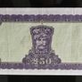 Central Bank of Ireland 50 Pounds 1977 Lady Lavery Banknote Image 4