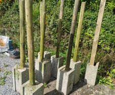 Fence Posts/  Dog Pound.