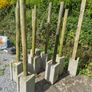 Fence Posts/  Dog Pound. Image 7