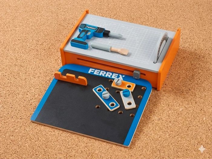 Wooden Toy Tool Bench / Workbench FERREX