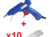 New Electric 20W Power Hot Melt Glue Gun + 10x Glue Sticks 7mm + UK Adapter #339