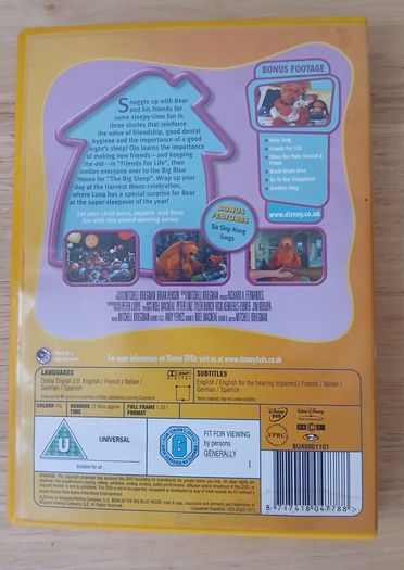Bear in the Big Blue House - Sleepy Time with Bear Volume 4 DVD