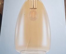 Pair of EGLO Alobrase Glass Pendant Lights Model 98648