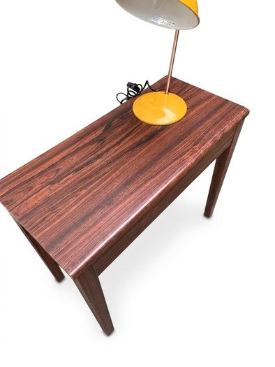 Vintage Retro Mid Century Rosewood Side Table with Storage