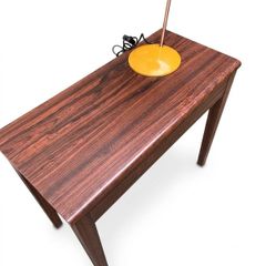 Vintage Retro Mid Century Rosewood Side Table with Storage