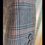 Top French Designer Cerruti 100% Men's Wool Plaid Sports Jacket Image 5