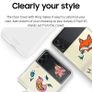 Original Samsung Z Flip 3 Samsung Galaxy Z Flip3 5G Clear Cover with Ring Image 6