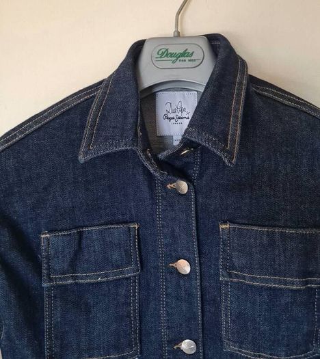 Pepe jeans dua lipa denim jacket Size xxs pit to pit 17" in like new condition
