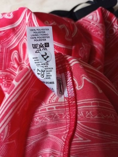 Dunnes Stores Coral Tulip Cuff Tunic Dress.. S.18.   B.N.W.T.