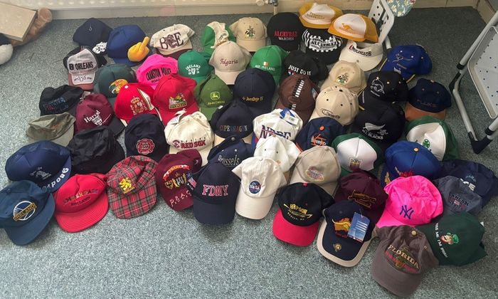 Huge Collection of Baseball Caps