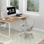 Office chair, Ergonomic swivel desk chair, Height adjustable 55 x 48 x 82,5-94,5 cm Gray Image 6