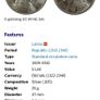 Latvia 1931 Silver 5 Lati Beautiful big Silver Coins Priced at Silver Spot Price Image 6