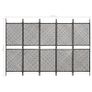 Fence Panel Poly Rattan 3x2 m Brown Image 7