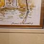 Signed Watercolour painting of Venice Image 5