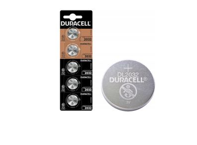 5x Duracell Lithium Battery 2032 DL CR2032 3V