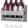 Wine shelf with glass holder Image 4