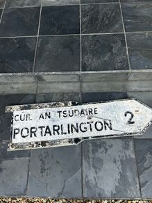 vintage road sign