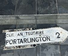 vintage road sign