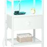 Set of 2 Bedside Table with Charging Station Image 8