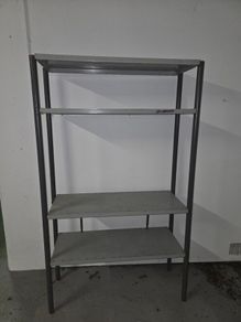 metal shelving unit