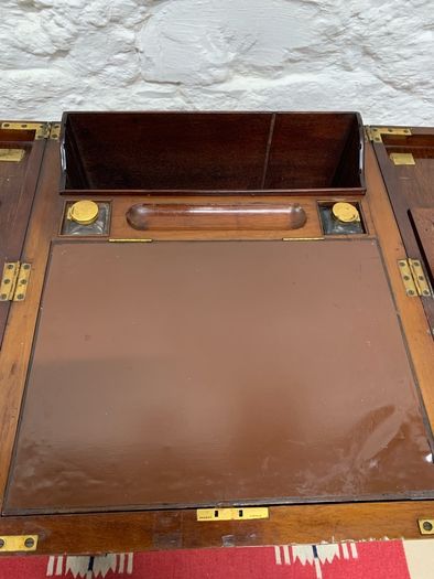 Antique Georgian Mahogany Writing Table or Ladies Desk.