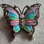 sterling silver butterfly brooch Image 3