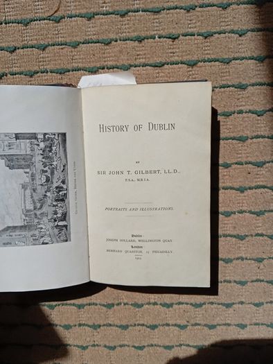 History of Dublin by sir John Gilbert