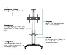 TV Bracket Floor Mobile Type Conference Stand