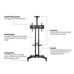 TV Bracket Floor Mobile Type Conference Stand