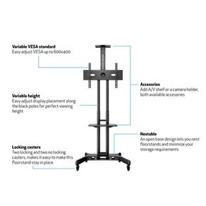 TV Bracket Floor Mobile Type Conference Stand