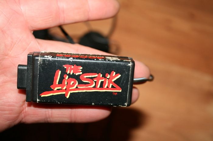 Zipstick Joystick and RARE The Lip Stik headphones Working C64, Amiga, Atari, Sinclair, Amstrad