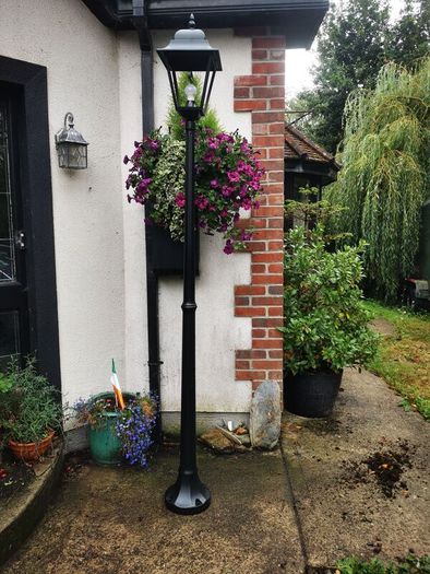 Driveway Lights Lamp Post Lantern x 3