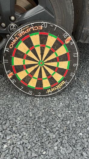 dart board and surround
