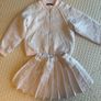 Girls Pink Jacket & Skirt Set 5/7yrs as new Image 2