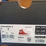 Converse red all star hi trainers 7UK Image 5