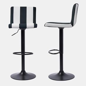 Breakfast Bar Stools Set of 2 Adjustable Height Velvet Bar Stools, Soft Comfy Swivel With Footrest Metal Frame For Kitchen